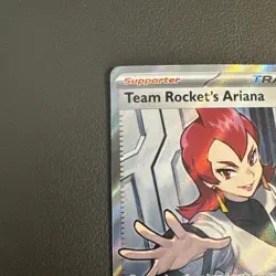 Team Rockets Ariana Ultra Rare Destined Rivals Full Art Trainer Card 224/182 NM - Image 3