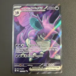 Pokemon Card - Team Rocket's Nidoking ex 216/182 Sv10: Destined Rivals Holo NM - Image 1