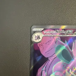 Pokemon Card - Team Rocket's Nidoking ex 216/182 Sv10: Destined Rivals Holo NM - Image 3