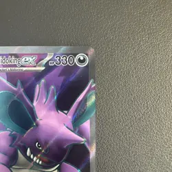 Pokemon Card - Team Rocket's Nidoking ex 216/182 Sv10: Destined Rivals Holo NM - Image 4