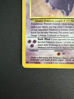 Pokemon TCG Gengar Fossil Holo Rare Card 5/62 - Image 5