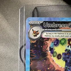 Umbreon ex 161/131 Prismatic Evolutions Special Illustration Rare Pokemon Card - Image 2