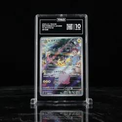 Pokemon TCG (Japanese): S&V 151 - Pikachu 173/165 AR - TAG 10 Gem Mint - Image 1