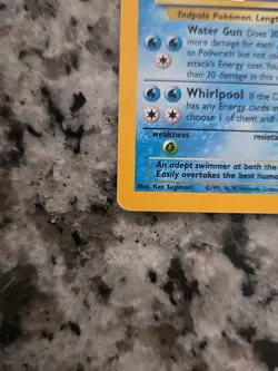 Pokemon Poliwrath Base Set 2 Holo Rare Card 15/130 WOTC 2nd Edition - Image 2