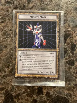 Yugioh! Dungeon Dice Monsters DDM B2-02 Mighty Mage Figure And Card - Image 2
