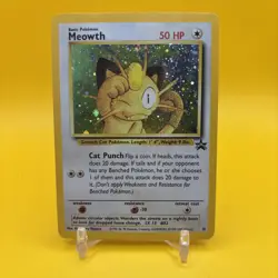 Meowth Game Boy Promo Holo Card #10, Vintage Pokemon TCG - MP - Image 1
