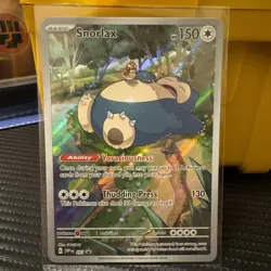 Snorlax 051 Sv: Scarlet & Violet black star Promo Cards Holo - Image 1