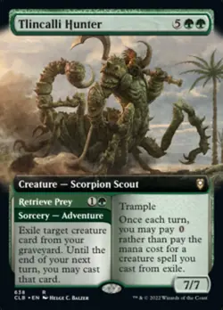 Tlincalli Hunter - Extended Art - Commander Legends Baldur's Gate CLB - Image 1