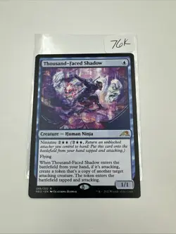 Thousand-Faced Shadow #86 (NM) Kamigawa Neon Dynasty NEO Magic MTG - Image 1