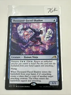 Thousand-Faced Shadow #86 (NM) Kamigawa Neon Dynasty NEO Magic MTG - Image 2