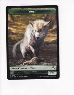 MAGIC THE GATHERING MTG INNISTRAD REMASTERED DOUBLE SIDED WOLF 0018 / WOLF 0009 - Image 1