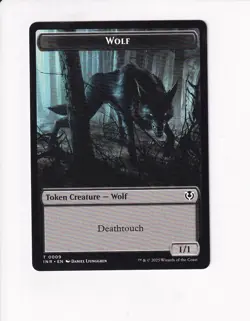 MAGIC THE GATHERING MTG INNISTRAD REMASTERED DOUBLE SIDED WOLF 0018 / WOLF 0009 - Image 2