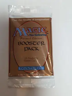 MTG - Revised Booster Pack - Magic the Gathering, Factory Sealed 1994 742818067003 - Image 1