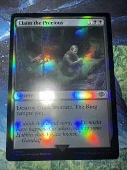 Claim the Precious Lord of the Rings Foil Magic The Gathering - Image 1
