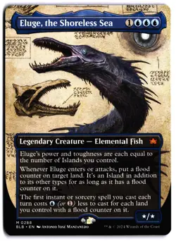 Eluge, the Shoreless Sea (Borderless) NM BLB Bloomburrow MTG - Image 1