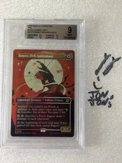 BGS 9 Mint Magic Ragost, Deft Gastronaut (Borderless) MTG EOE Graded Commander - Image 1