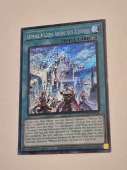 Artmage Academic Arcane Arts Acropolis DUAD-EN054 Secret Rare NM 1st Ed YUGIOH - Image 2