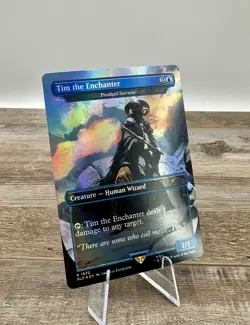 Tim the Enchanter, R 1672, NM Foil, MTG Monty Python Secret Lair SLD - Image 1