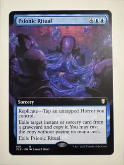 Psionic Ritual (618) Extended Art Battle for Baldur's Gate CLB MTG Magic - Image 1