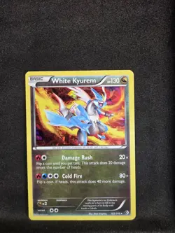 White Kyurem - 102/149 - Pokemon Boundaries Crossed Cracked Ice Holo MP+ - Image 1