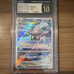 Pokemon Darkrai VSTAR Holo CGC PRISTINE 10 228/172 Vstar Universe Japanese - Image 1