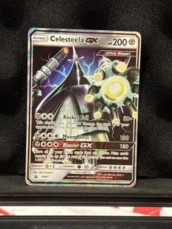 Celesteela GX SM67 Pokemon TCG Black Star Promo - LP/MP Sun & Moon Ultra Rare - Image 1
