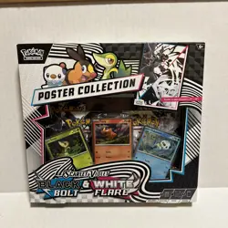 Pokemon Scarlet And Violet Black Bolt and White Flare Poster Collection - Image 1