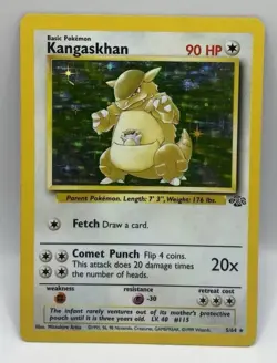 Kangaskhan 5/64 Jungle Holo Pokemon TCG HP/MP - Image 1