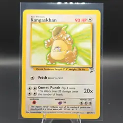 Pokemon TCG Kangaskhan 26/130 Base Set 2 Basic 90HP Rare Regular - Image 1