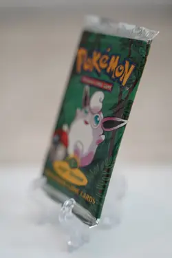 Pokemon Jungle Unlimited 1999 Wigglytuff Artwork Booster Pack WOTC Sealed - Image 3