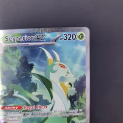 Pokemon TCG Serperior Ex 164/086 SIR Black Bolt Near Mint Holo - Image 5
