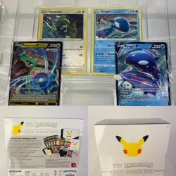 Pokemon TCG 25th Anniversary Celebrations Elite Trainer Box 2021 Sealed + 4 Holo 820650809439 - Image 1