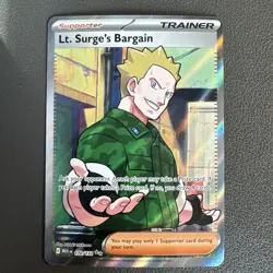 Lt. Surge's Bargain 170/132 Pokemon ME01: Mega Evolution Holo - NM - Image 1