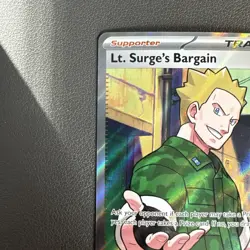 Lt. Surge's Bargain 170/132 Pokemon ME01: Mega Evolution Holo - NM - Image 3