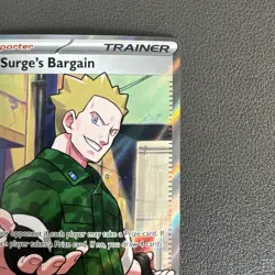 Lt. Surge's Bargain 170/132 Pokemon ME01: Mega Evolution Holo - NM - Image 4