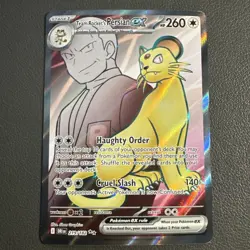 Team Rocket's Persian ex 219/182 Sv10: Destined Rivals Holo Pokemon TCG NM - Image 1