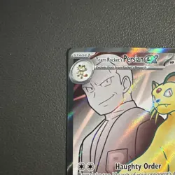 Team Rocket's Persian ex 219/182 Sv10: Destined Rivals Holo Pokemon TCG NM - Image 3