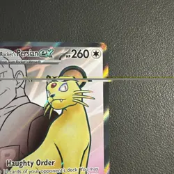Team Rocket's Persian ex 219/182 Sv10: Destined Rivals Holo Pokemon TCG NM - Image 4