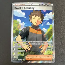 Brock's Scouting 179/159 Pokemon Sv09: Journey Together Holographic NM - Image 1