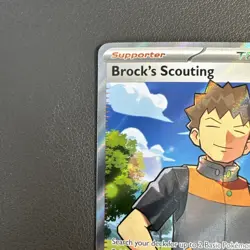 Brock's Scouting 179/159 Pokemon Sv09: Journey Together Holographic NM - Image 3