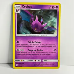 Crobat - 56/149 - Holo Rare SM Sun & Moon Pokemon TCG NM - Image 2