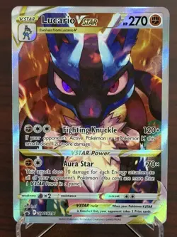 Lucario VSTAR - SWSH291 - Pokemon Promo Sword & Shield NM Super Clean - Image 1