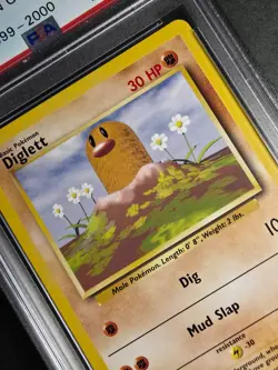 Pokemon 1999-2000 Base Set Diglett #47 PSA 10 GEM MINT -- USA SHIPPING ONLY - Image 3