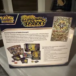 POKEMON TCG SCARLET VIOLET SURGING SPARKS ETB ELITE TRAINER BOX FACTORY SEALED - Image 3
