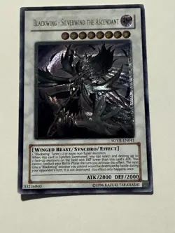 Yu-Gi-Oh Blackwing - Silverwind the Ascendant SOVR-EN041 - Ultimate Rare - Image 1