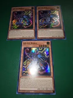 3x K9-04 Noroi DOOD-EN025 Ultra Rare 1st Edition NM Yugioh - Image 4