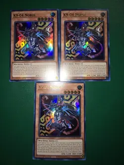 3x K9-04 Noroi DOOD-EN025 Ultra Rare 1st Edition NM Yugioh - Image 5