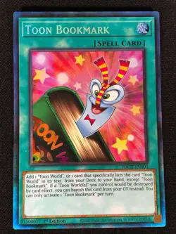 Yugioh Toon Bookmark TOCH-EN003 1st Collectors (NM) - Image 1