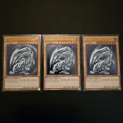 Yugioh Blue Eyes White Dragon x3 (OP28-EN001) Ultimate Rare OTS Tournament Pack - Image 1