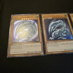 Yugioh Blue Eyes White Dragon x3 (OP28-EN001) Ultimate Rare OTS Tournament Pack - Image 2